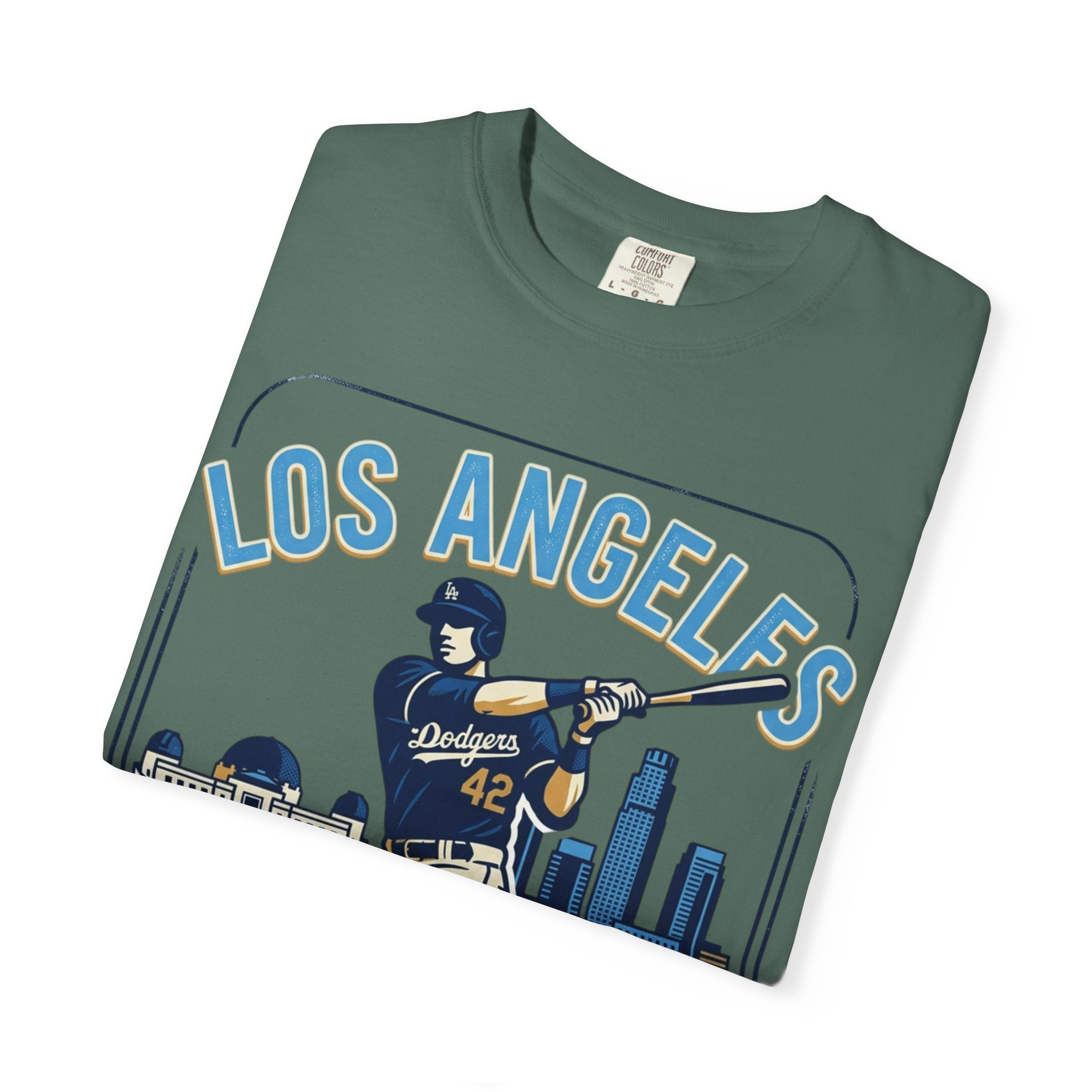 Los Angeles Dodger Baseball Player Graphic T-Shirt