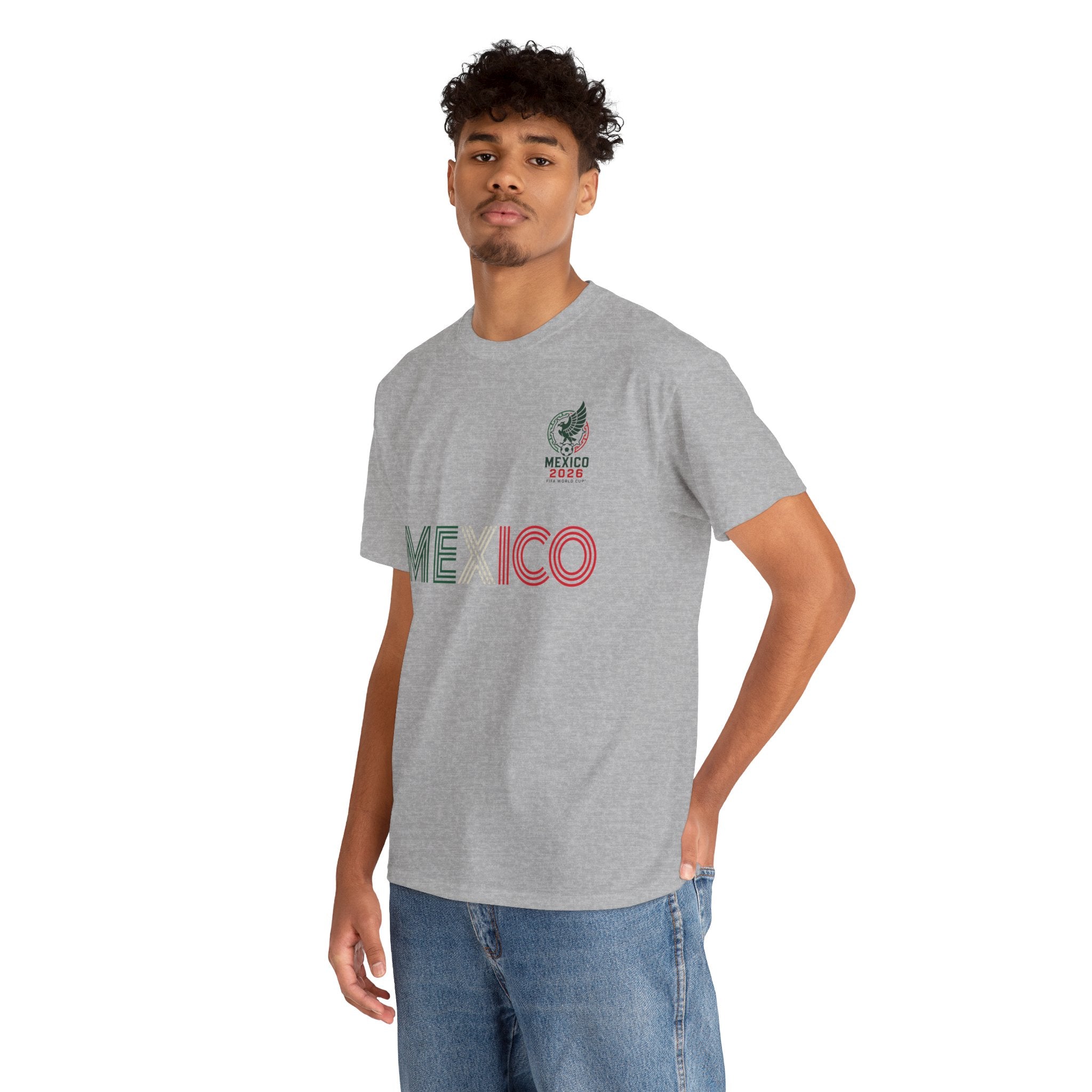 Unisex Heavy Cotton Tee Mexico Y  Si Si