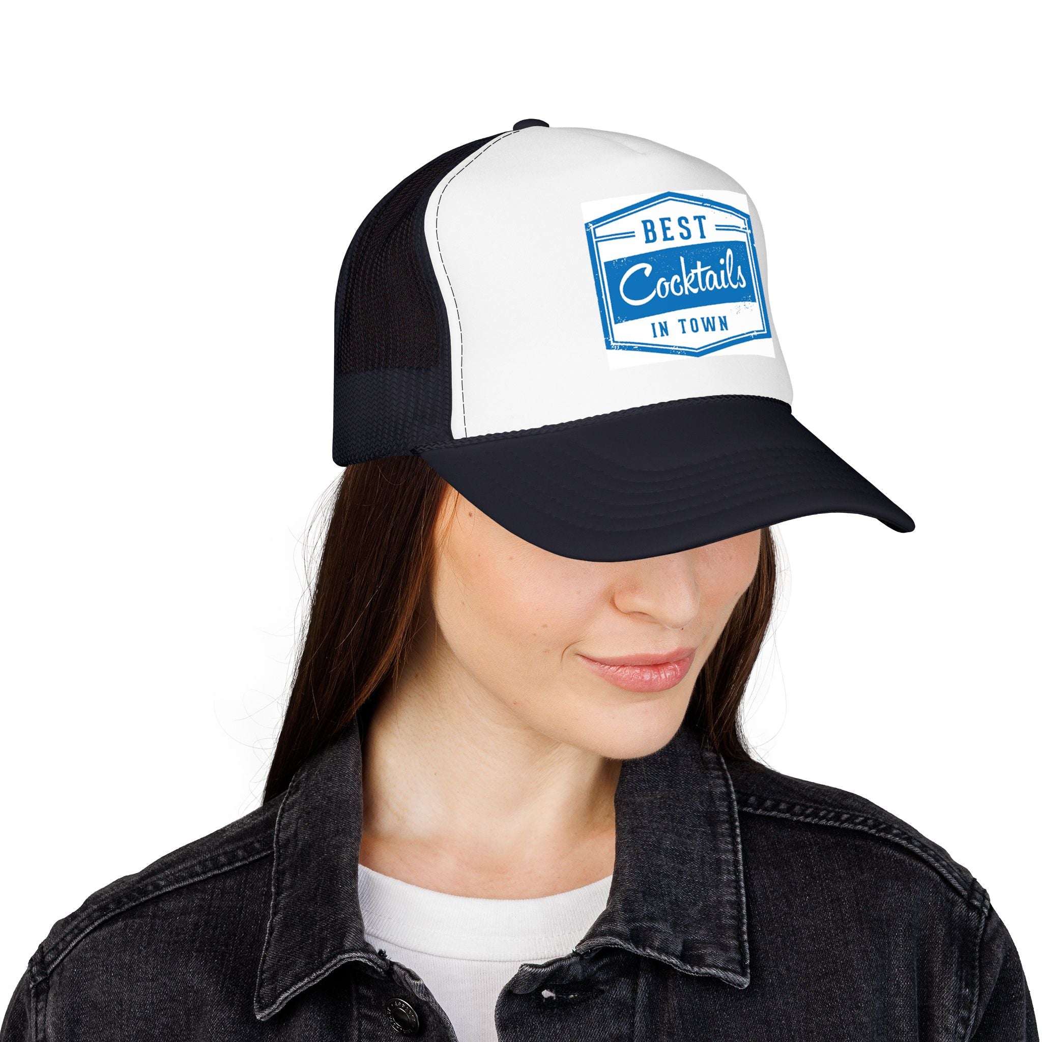 Best Cocktails Trucker Hat — 'Best Cocktails in Town' Foam Mesh Cap