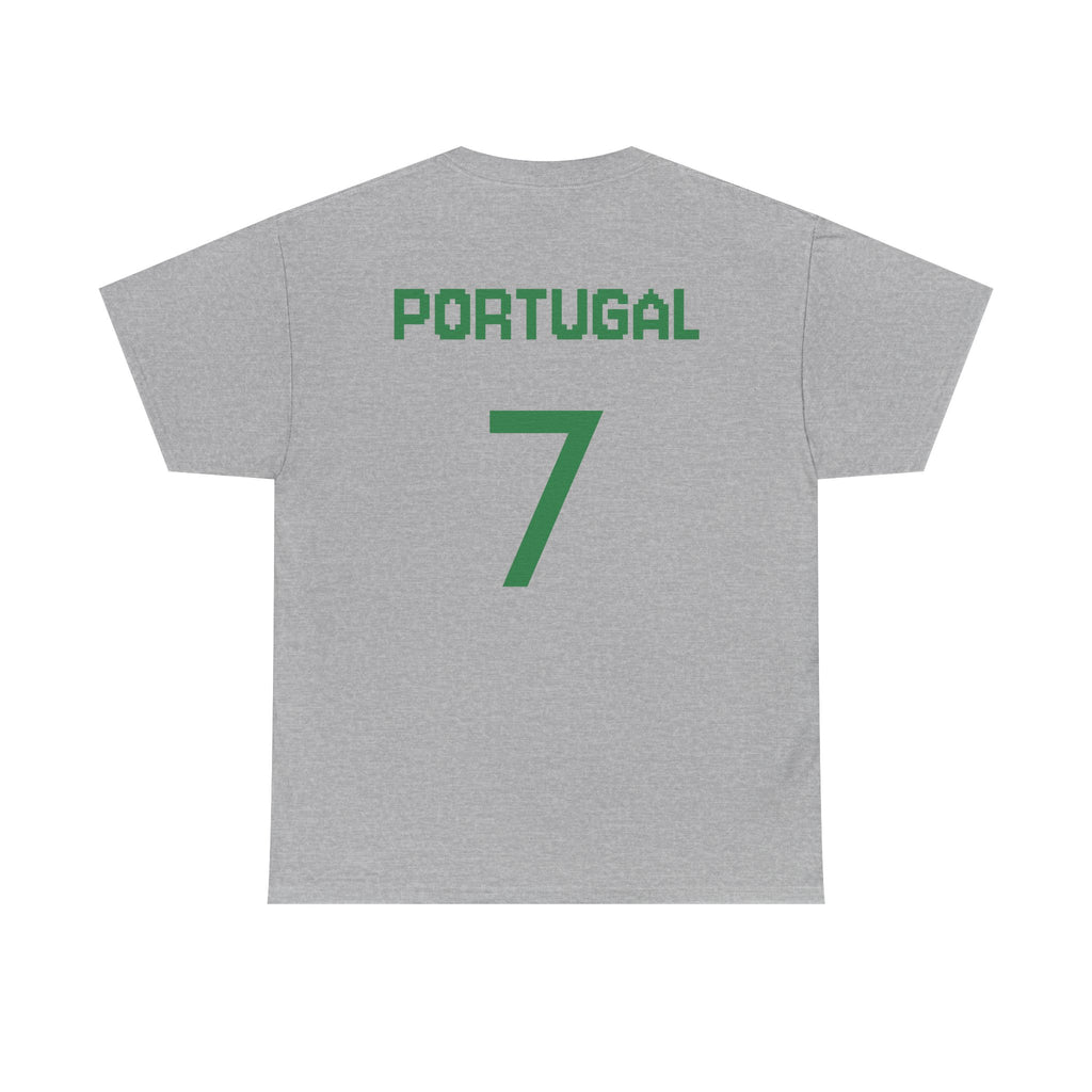 CR7 Portugal Soccer Tee — Cristiano Ronaldo Goat Graphic Jersey Shirt