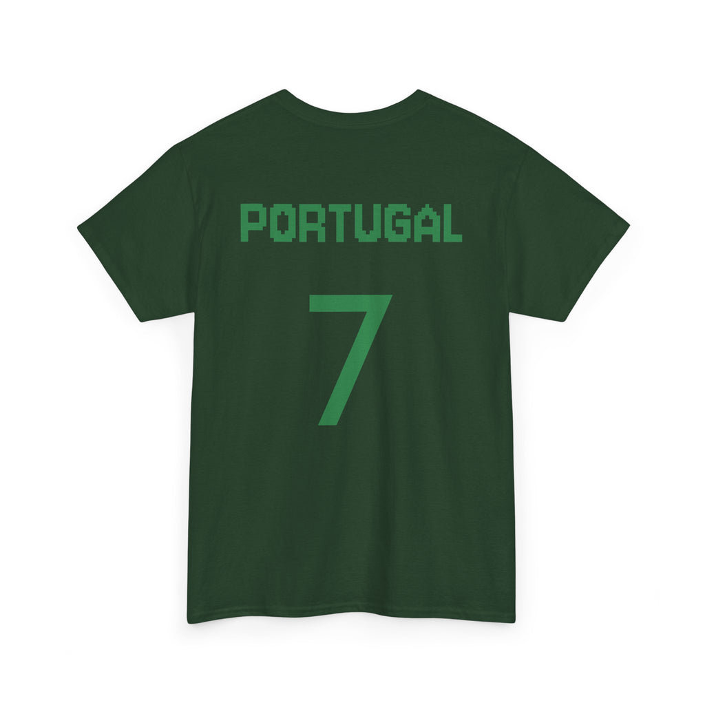 CR7 Portugal Soccer Tee — Cristiano Ronaldo Goat Graphic Jersey Shirt