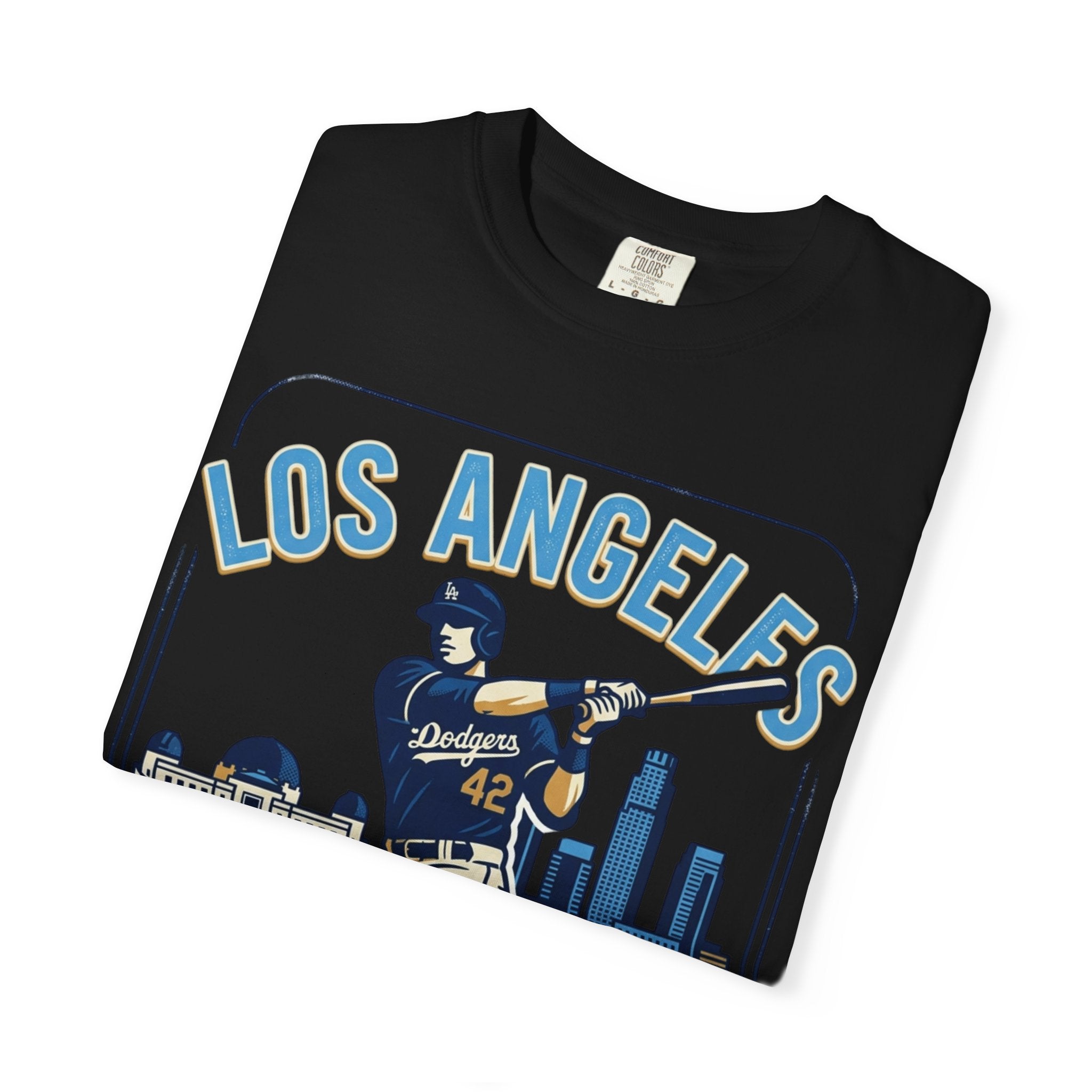 Los Angeles Dodger Baseball Player Graphic T-Shirt