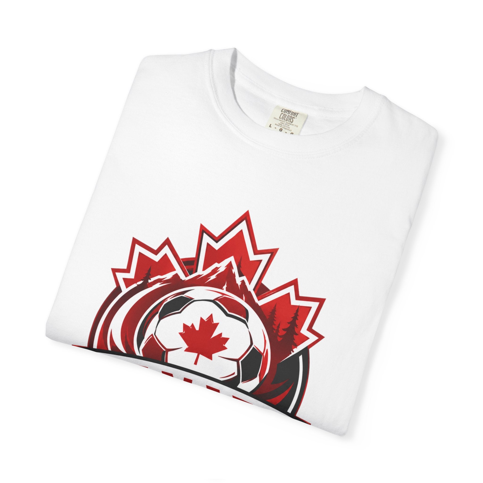 Unisex Canada National Soccer Garment-Dyed T-shirt