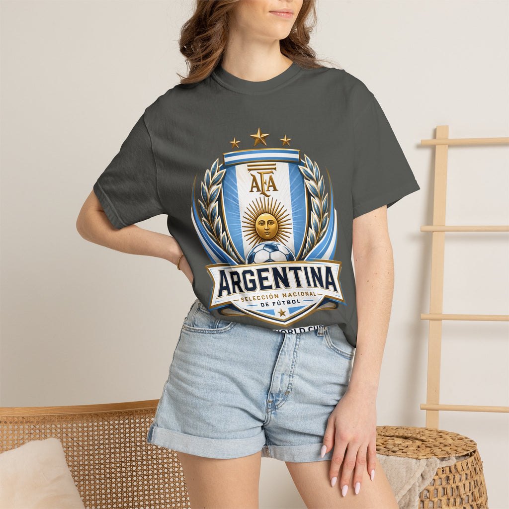 Unisex Argentina Futbol Garment-Dyed T-shirt