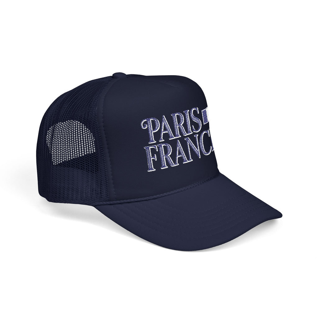 Paris France Foam Trucker Hat