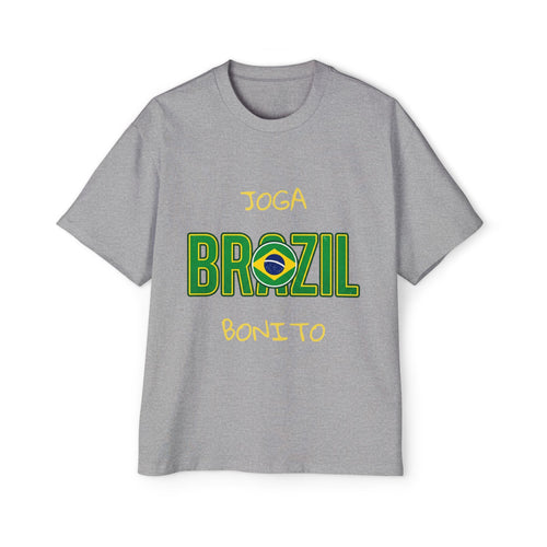 Brazil Soccer Tee — Joga Bonito Graphic Football T‑Shirt
