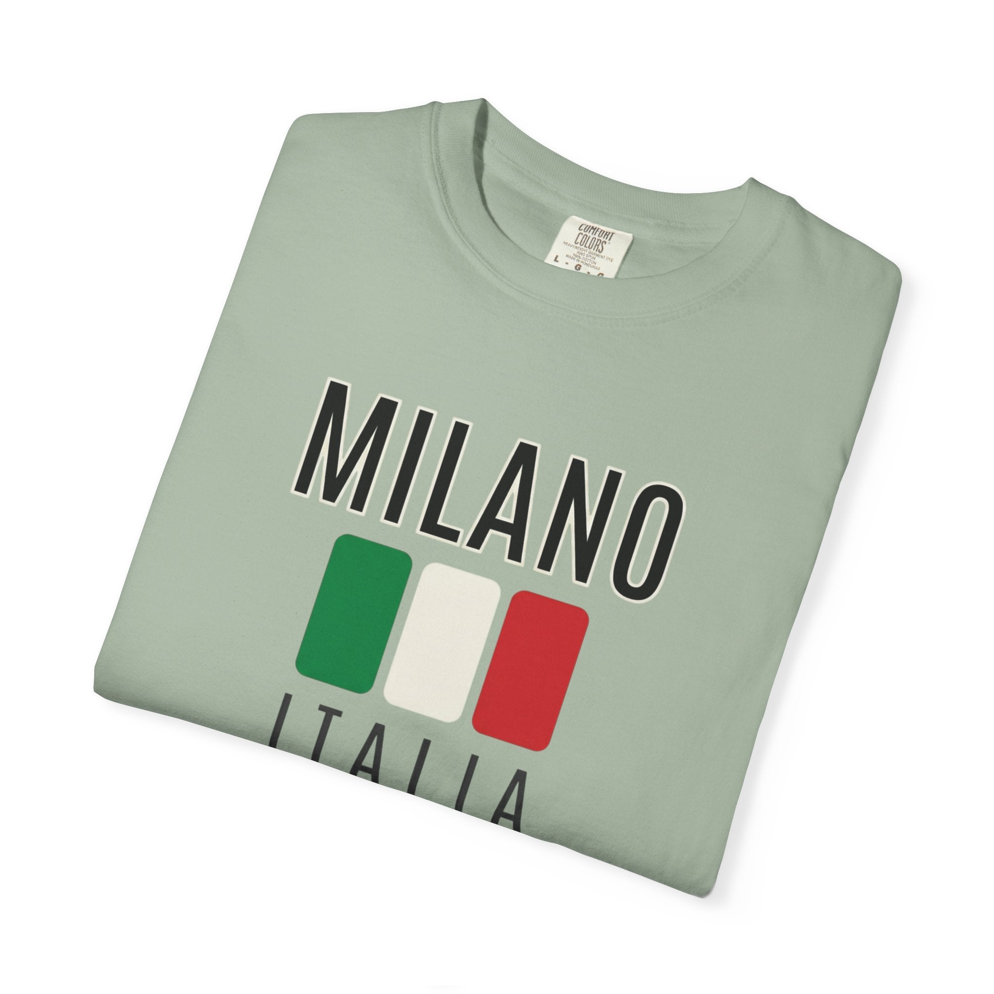 Milano Italia T-Shirt — Italian Flag Travel Tee
