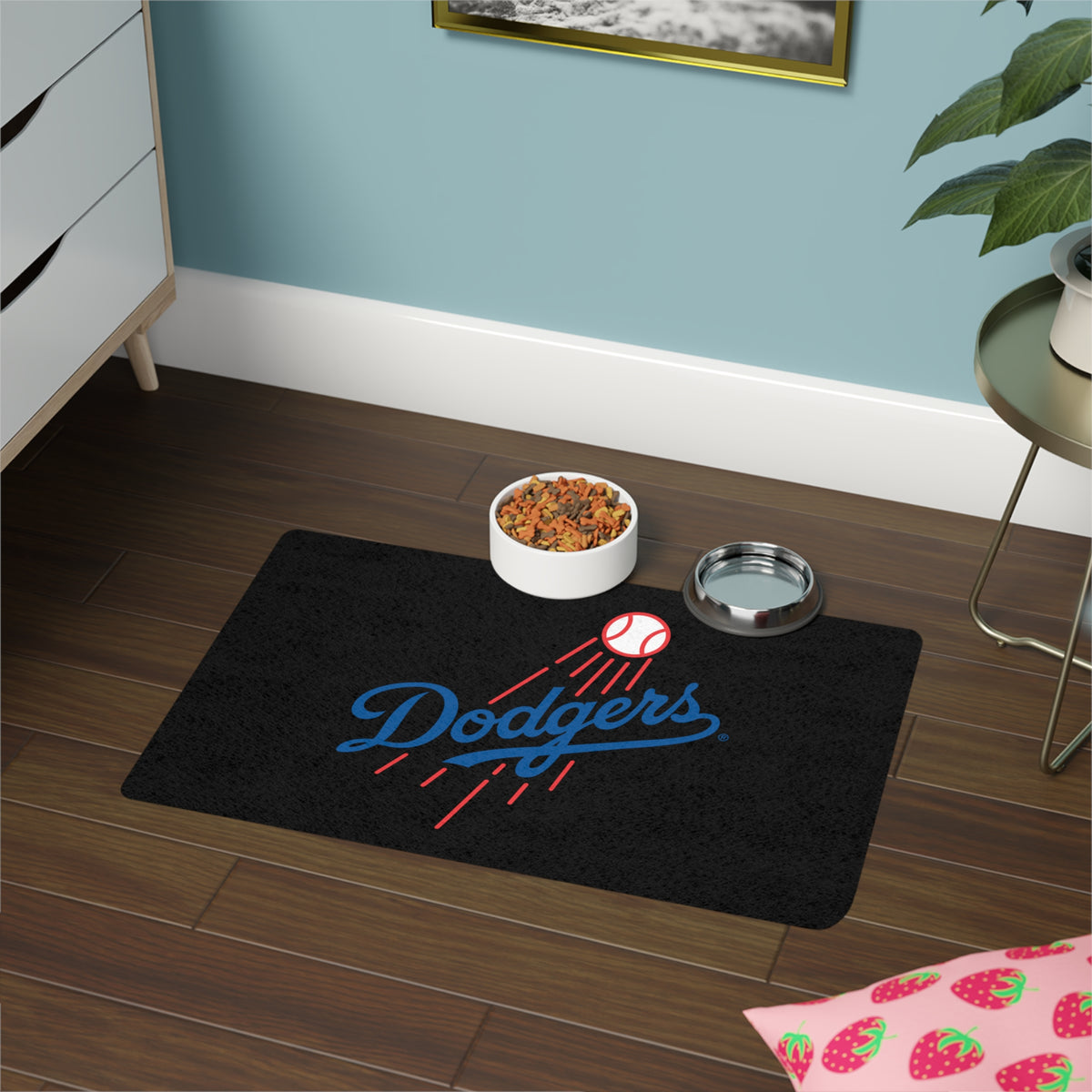 Pet Food Mat (12x18) Dodgers