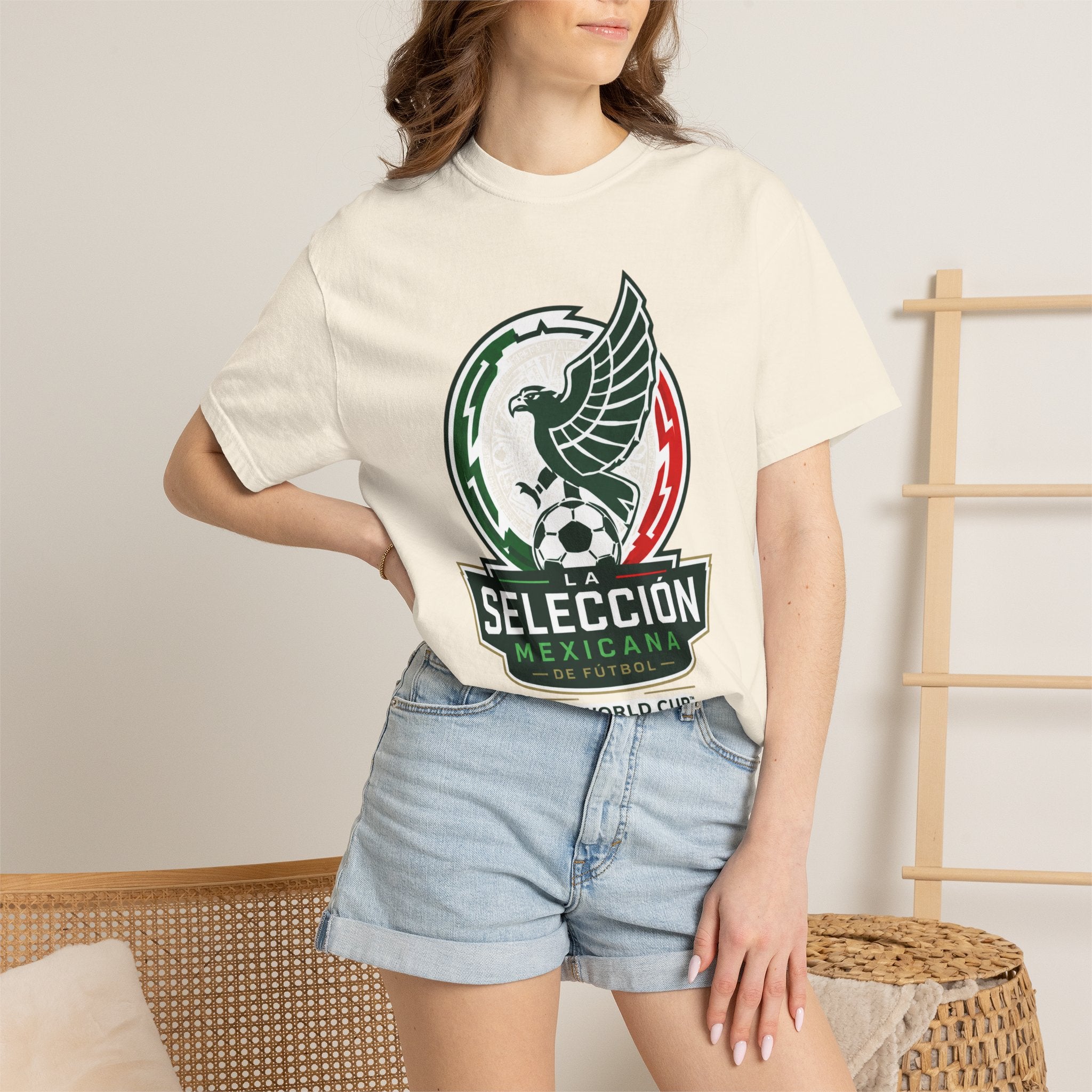 Unisex Mexico Soccer Garment-Dyed T-shirt