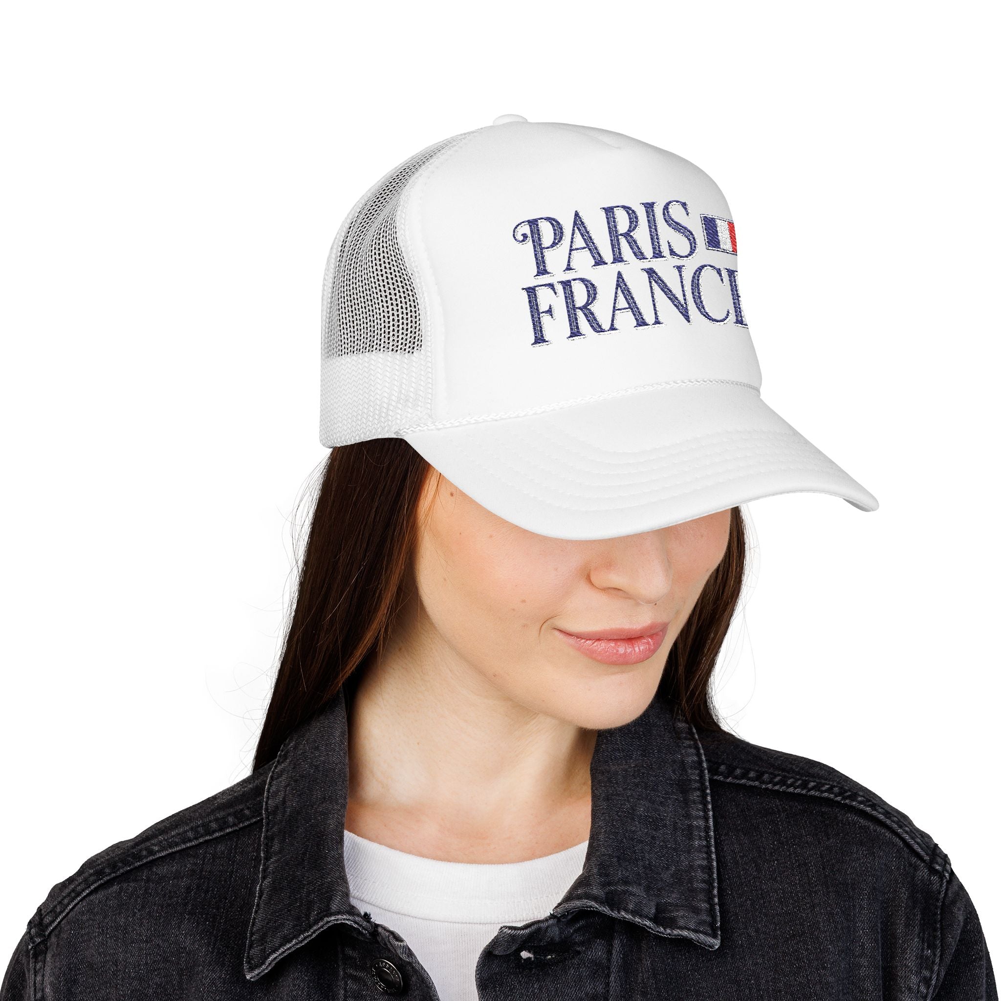 Paris France Foam Trucker Hat