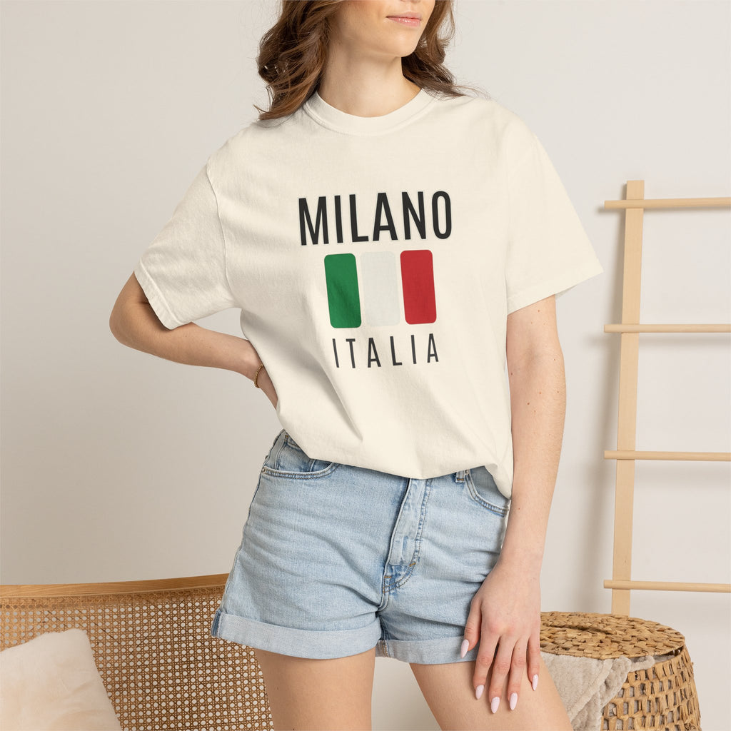 Milano Italia T-Shirt — Italian Flag Travel Tee