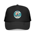 Surf City HB Trucker Hat — Retro Wave Surf Patch Foam Cap