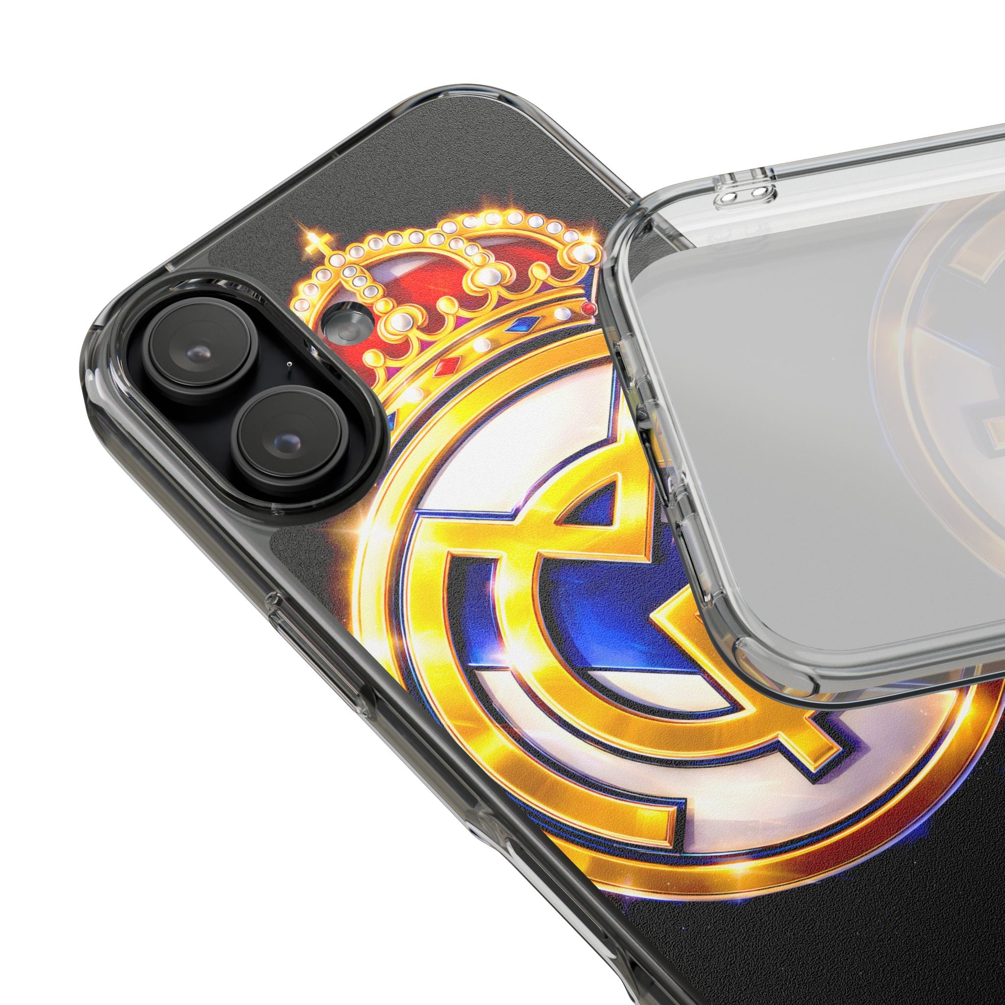 Clear Impact-Resistant Cases Real Madrid