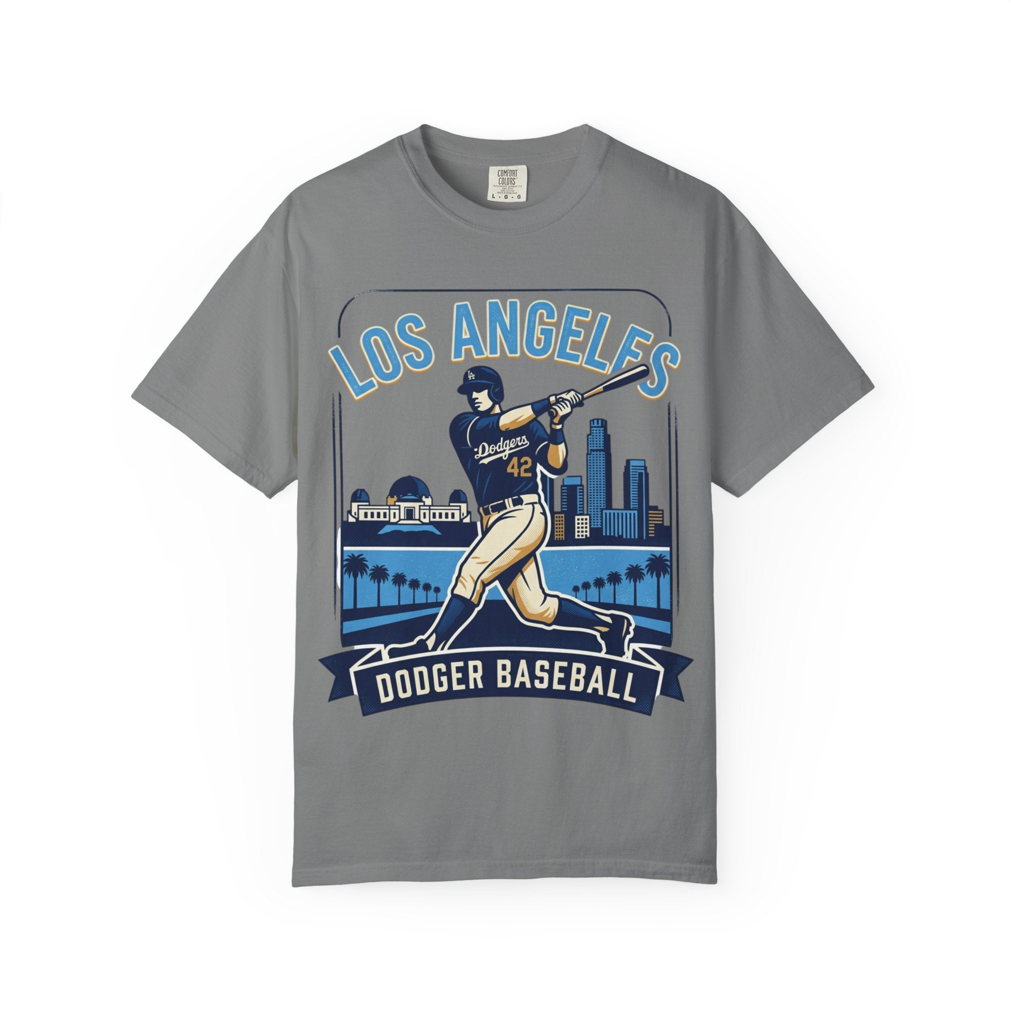 Los Angeles Dodger Baseball Player Graphic T-Shirt