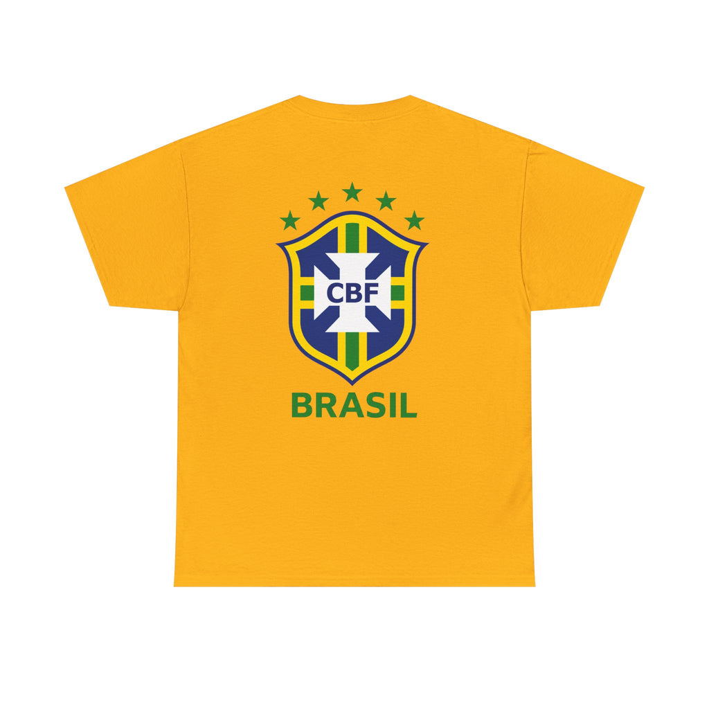 Unisex Brasil Logo Heavy Cotton Tee