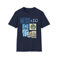 Messi #10 Argentina Jersey T-Shirt — Retro Stamp Collage Soccer Tee