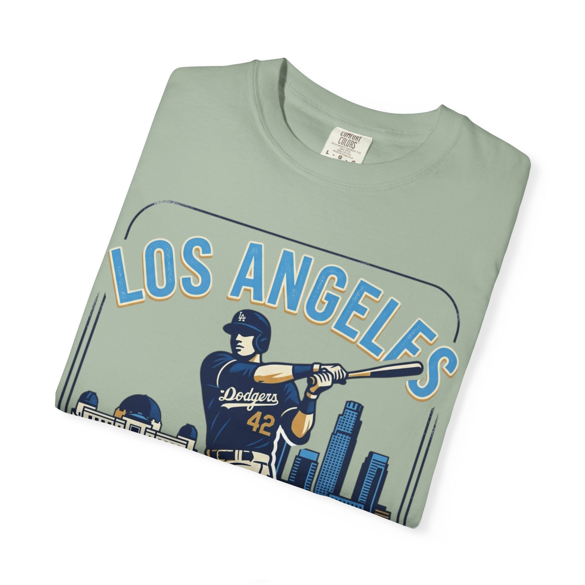Los Angeles Dodger Baseball Player Graphic T-Shirt