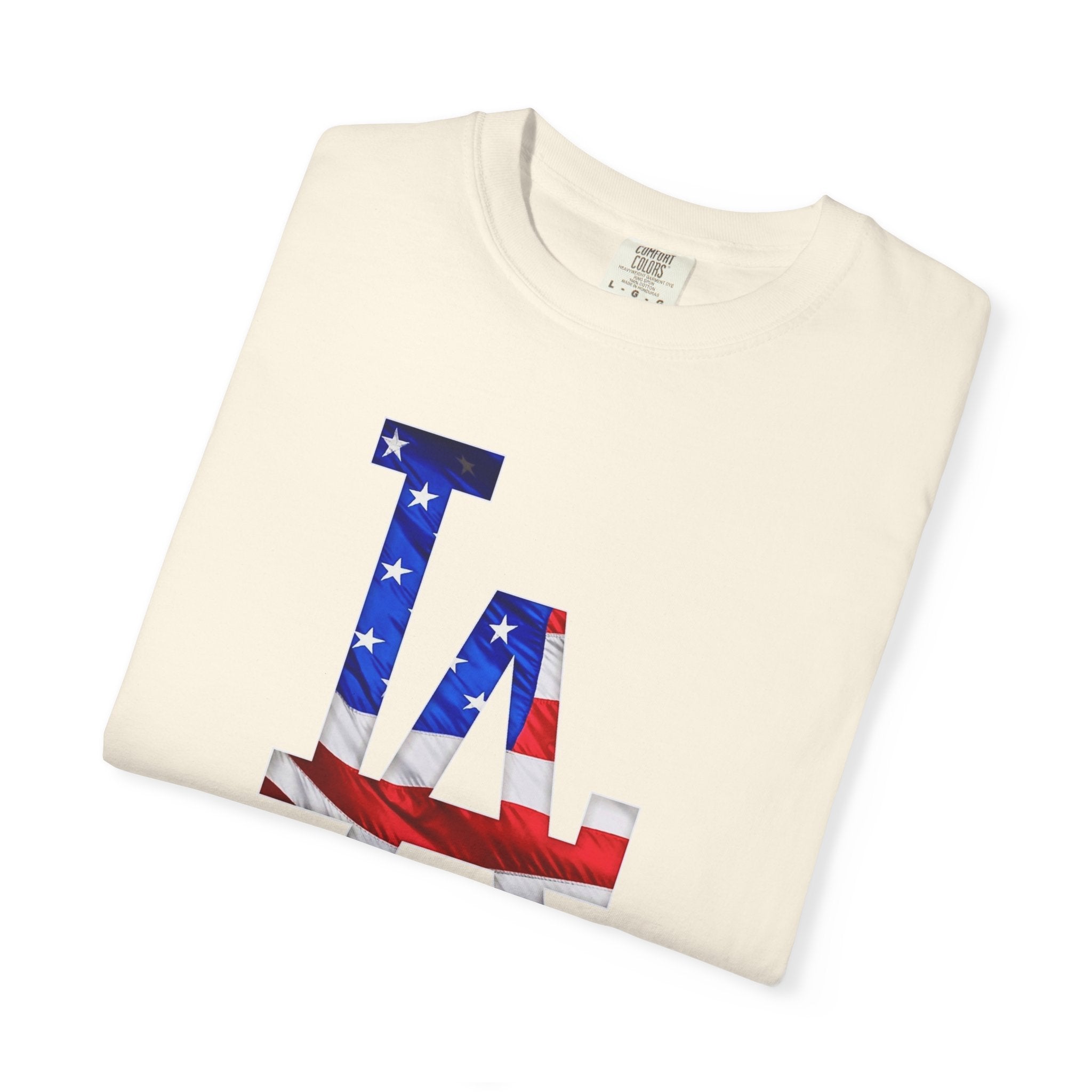 Unisex Garment-Dyed T-shirt Dodgers 4th of July