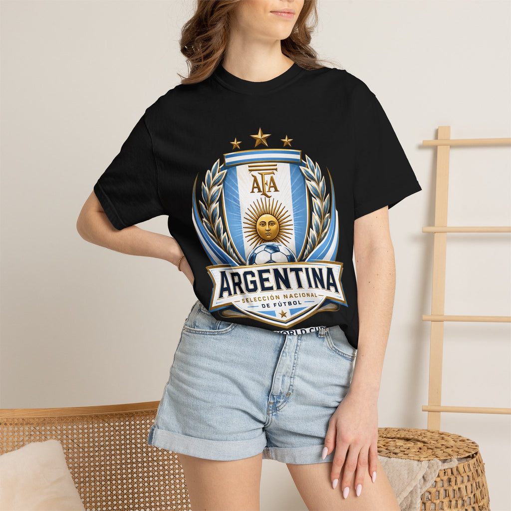 Unisex Argentina Futbol Garment-Dyed T-shirt