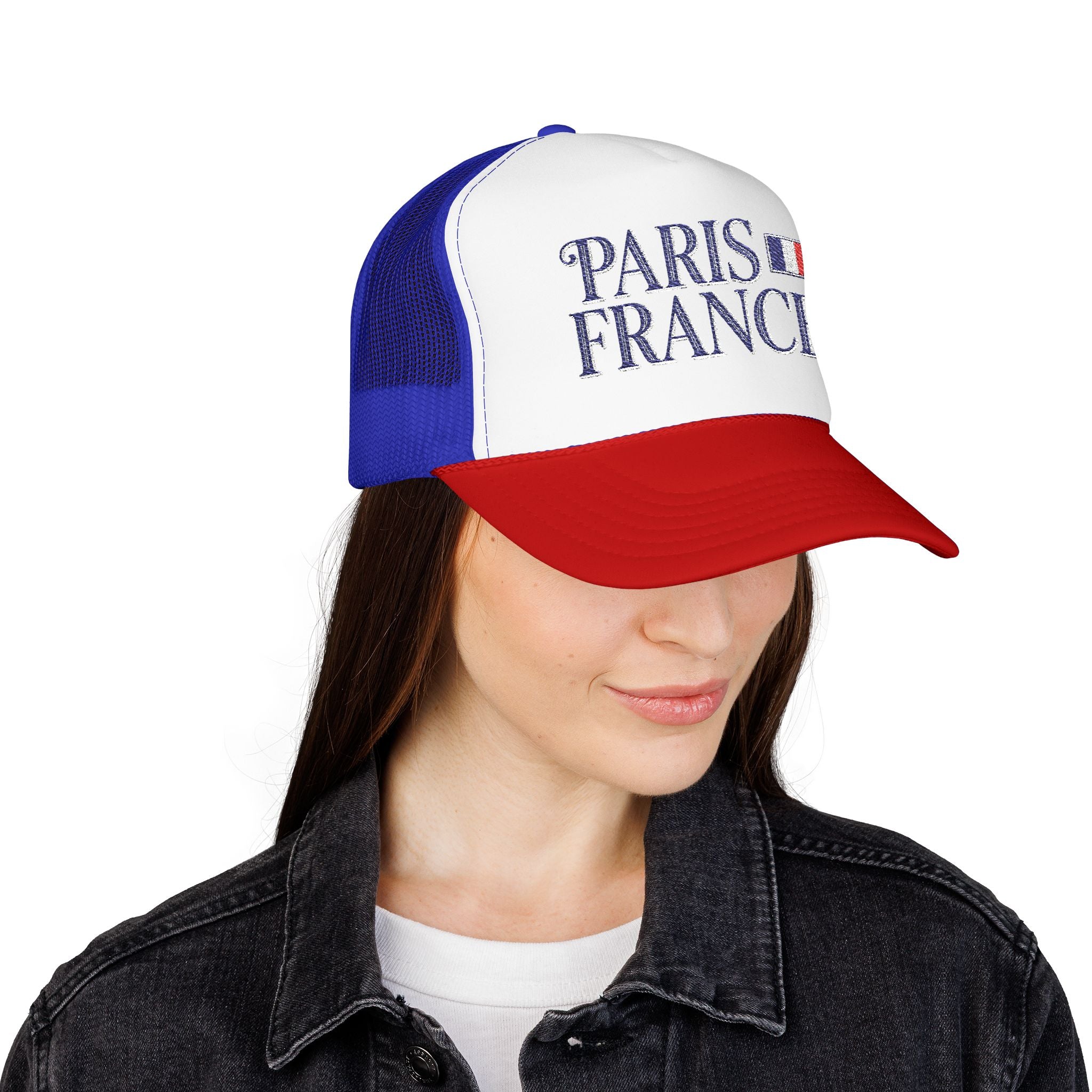 Paris France Foam Trucker Hat