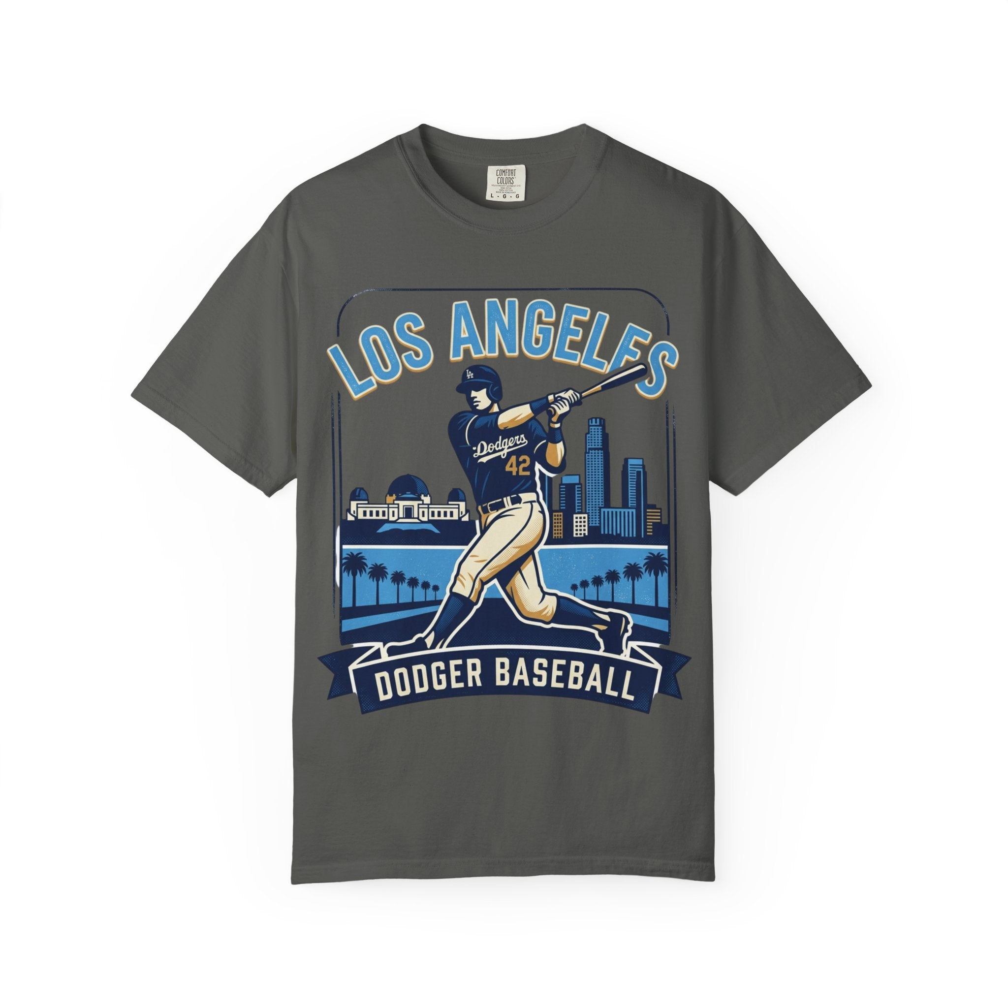 Los Angeles Dodger Baseball Player Graphic T-Shirt