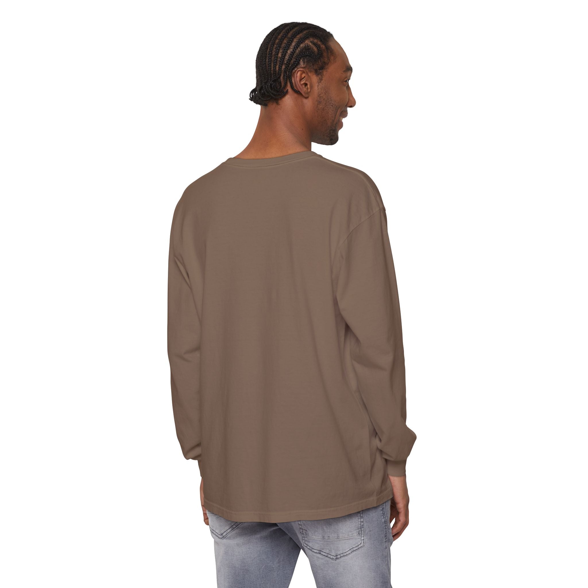 Unisex Garment-dyed Long Sleeve T-Shirt Love Like Jesus