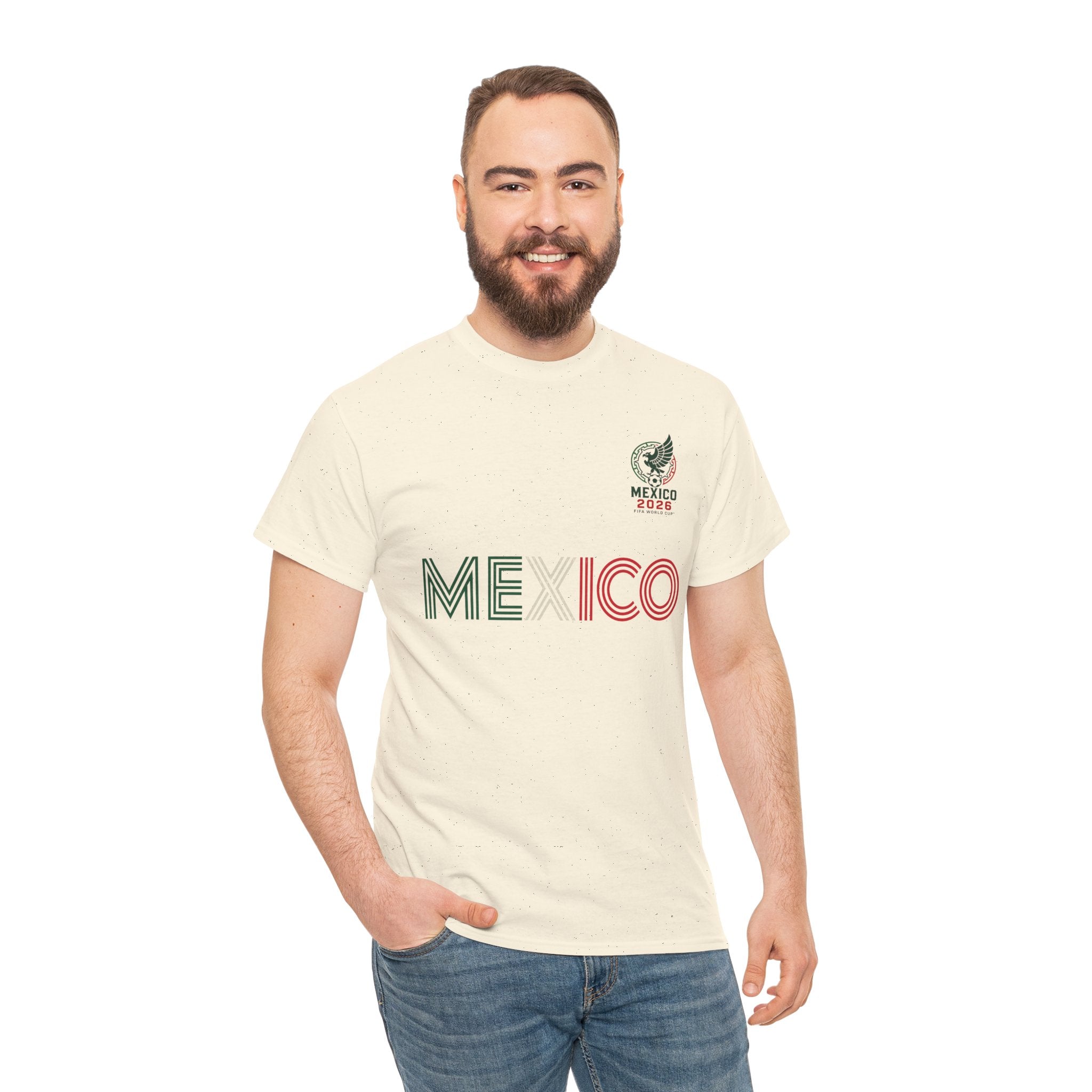 Unisex Heavy Cotton Tee Mexico Y  Si Si