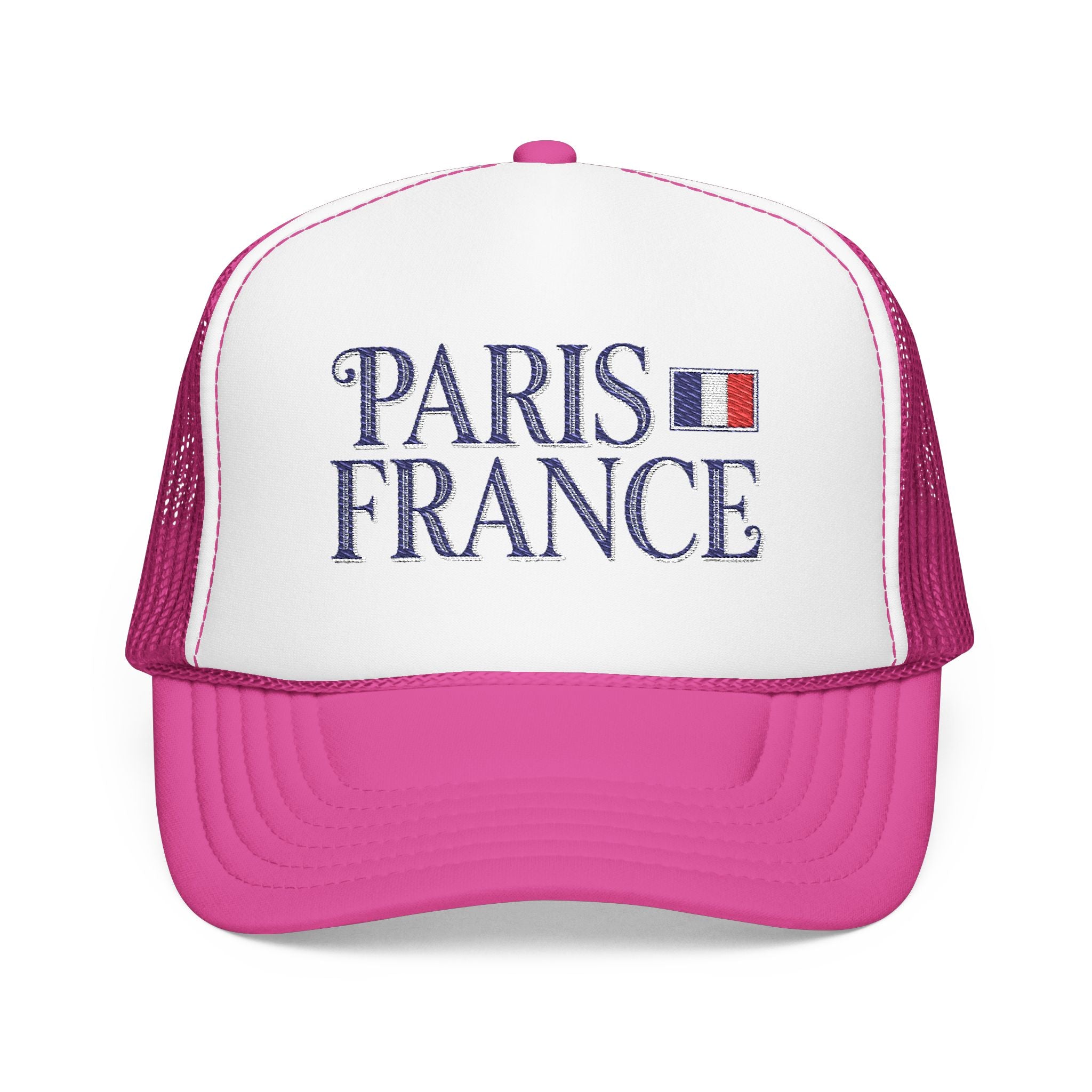 Paris France Foam Trucker Hat