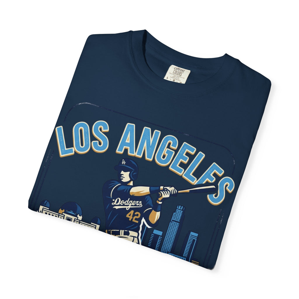 Los Angeles Dodger Baseball Player Graphic T-Shirt