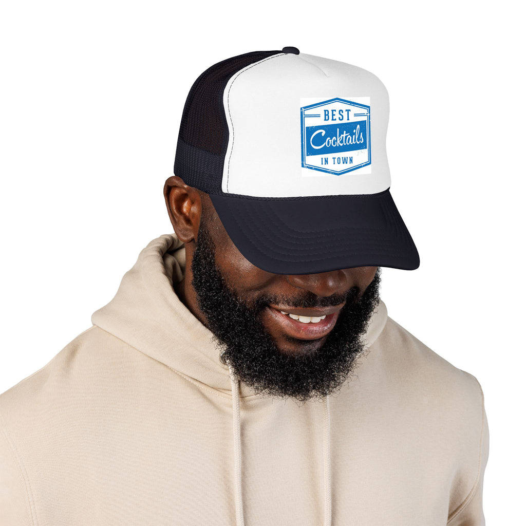 Best Cocktails Trucker Hat — 'Best Cocktails in Town' Foam Mesh Cap
