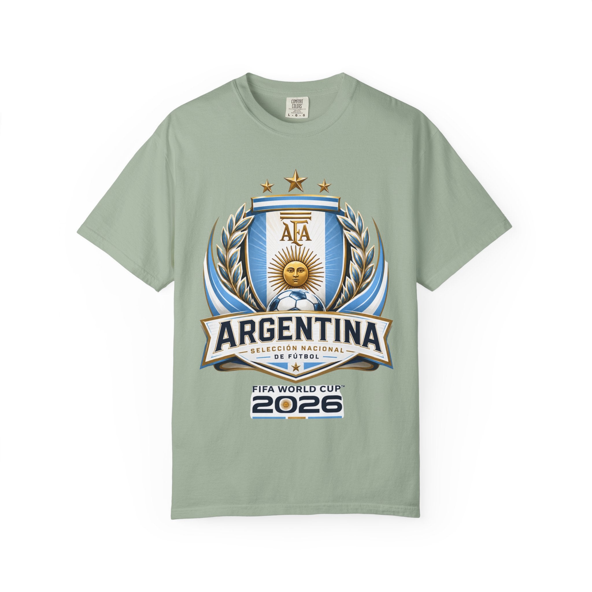 Unisex Argentina Futbol Garment-Dyed T-shirt