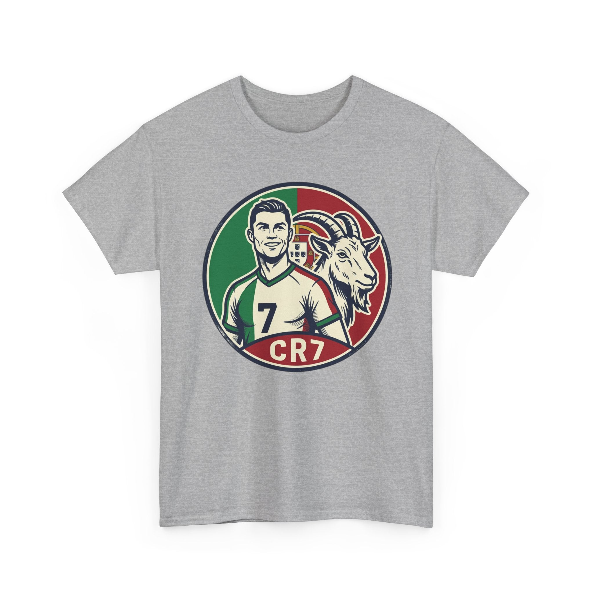 CR7 Portugal Soccer Tee — Cristiano Ronaldo Goat Graphic Jersey Shirt