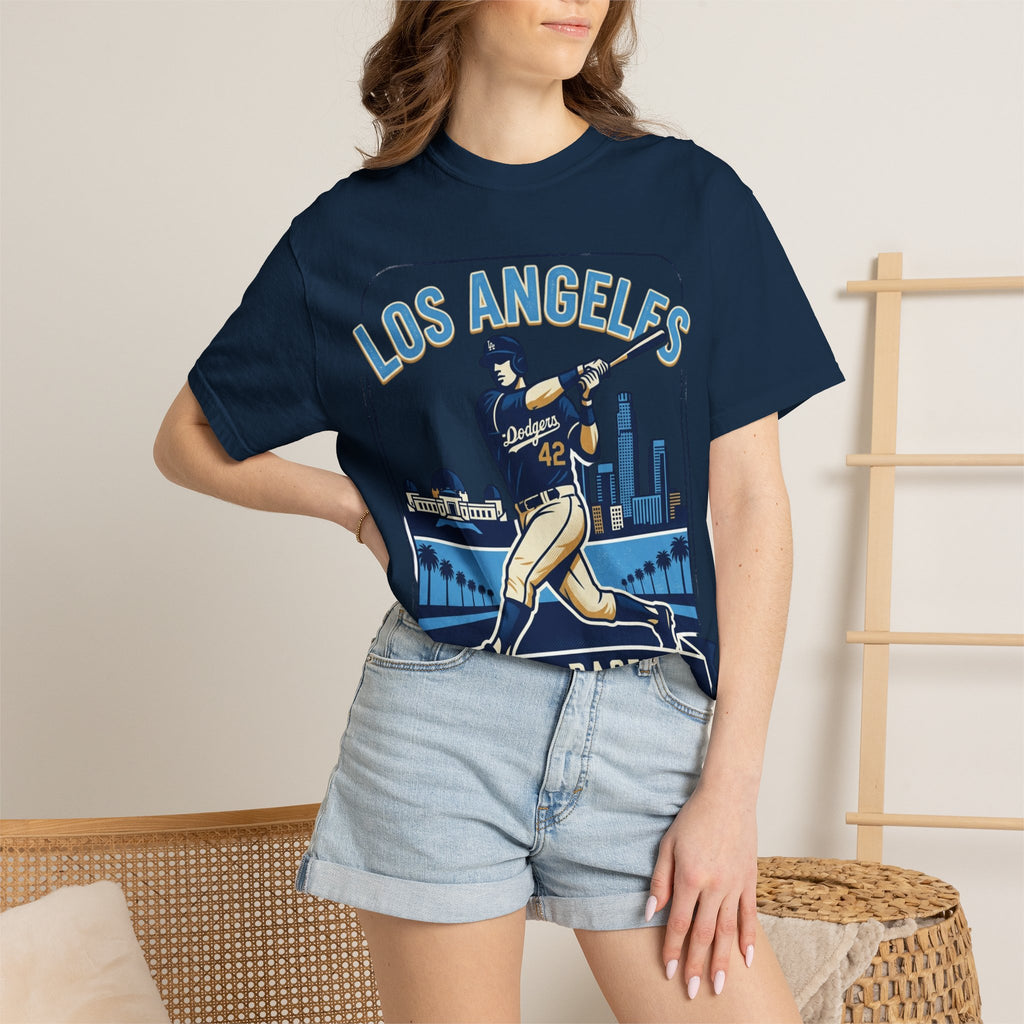 Los Angeles Dodger Baseball Player Graphic T-Shirt