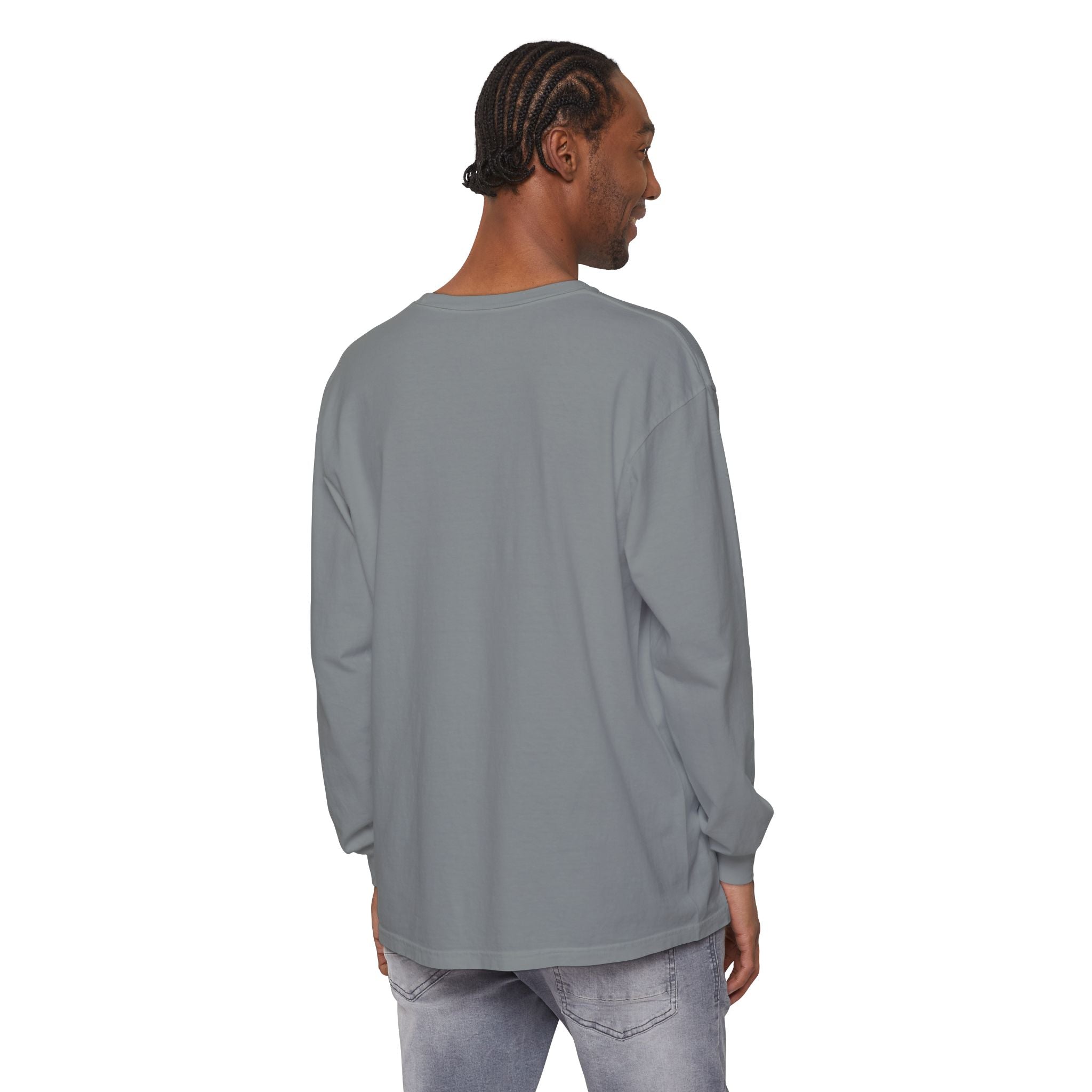 Unisex Garment-dyed Long Sleeve T-Shirt Love Like Jesus