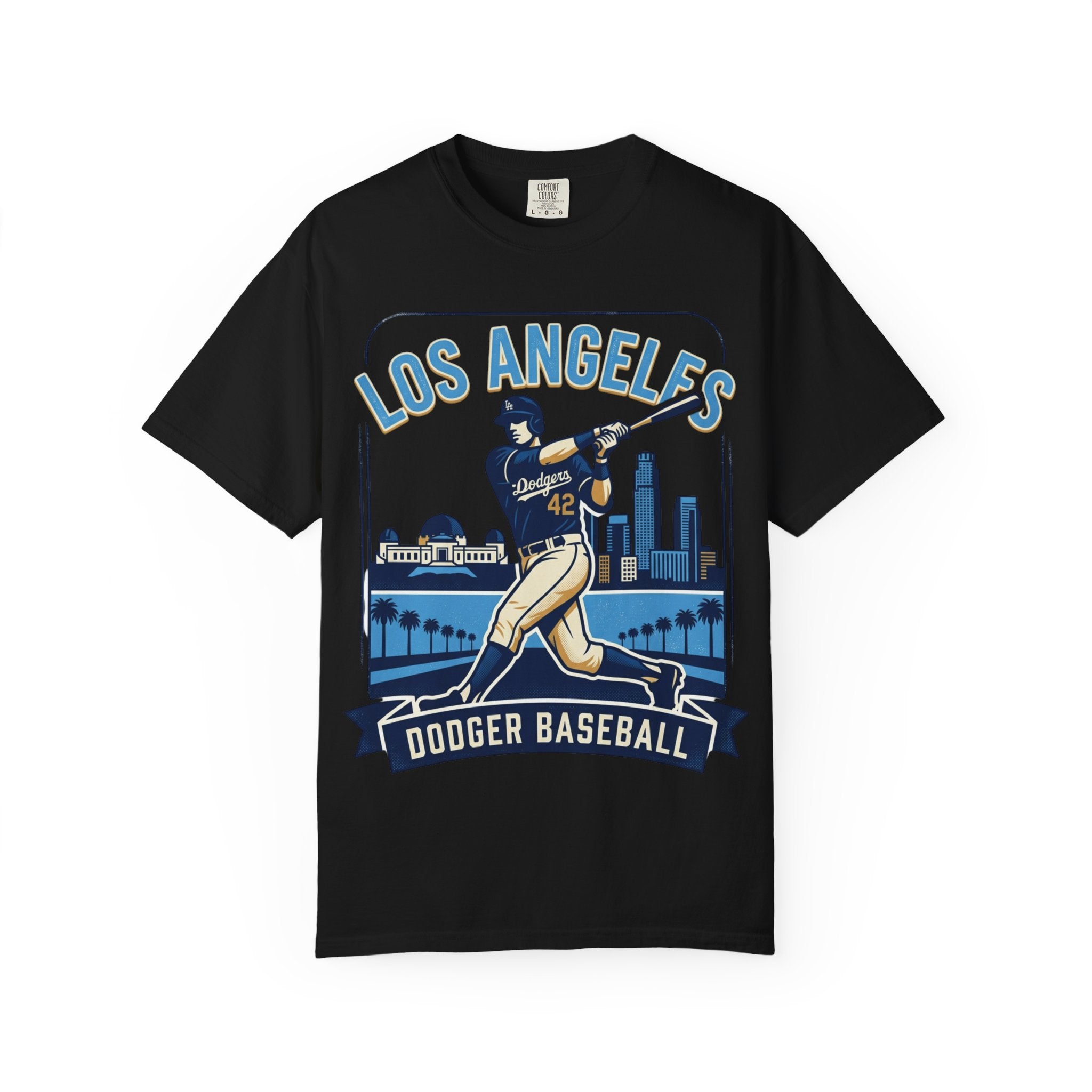 Los Angeles Dodger Baseball Player Graphic T-Shirt