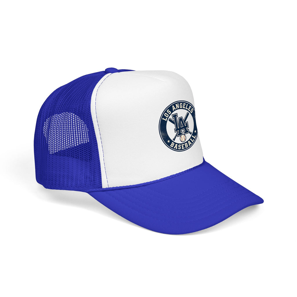 Los Angeles Baseball Foam Trucker Hat – Vintage LA Logo Cap