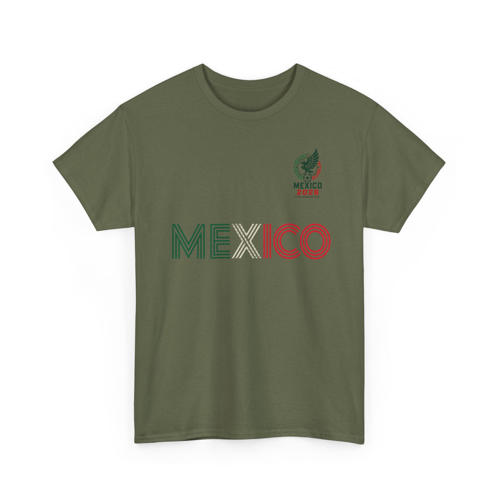 Unisex Heavy Cotton Tee Mexico Y  Si Si