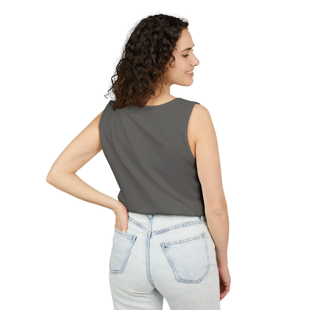 Los Angeles Boulevard Cruise Tank Top — Vintage City Skyline & Classic Cars