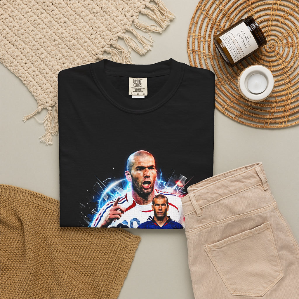Unisex Garment-Dyed T-shirt Zidane France
