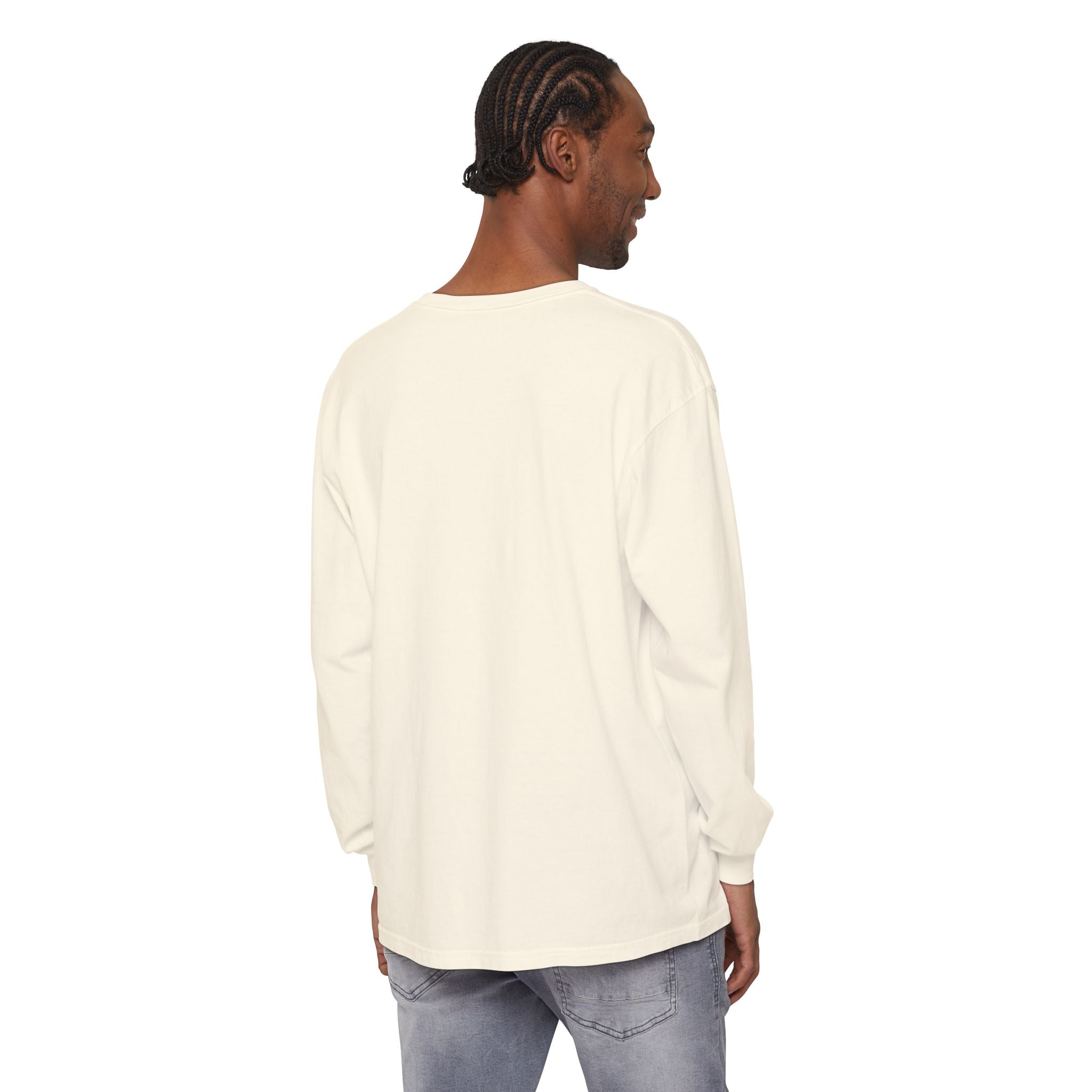 Unisex Garment-dyed Long Sleeve T-Shirt Love Like Jesus