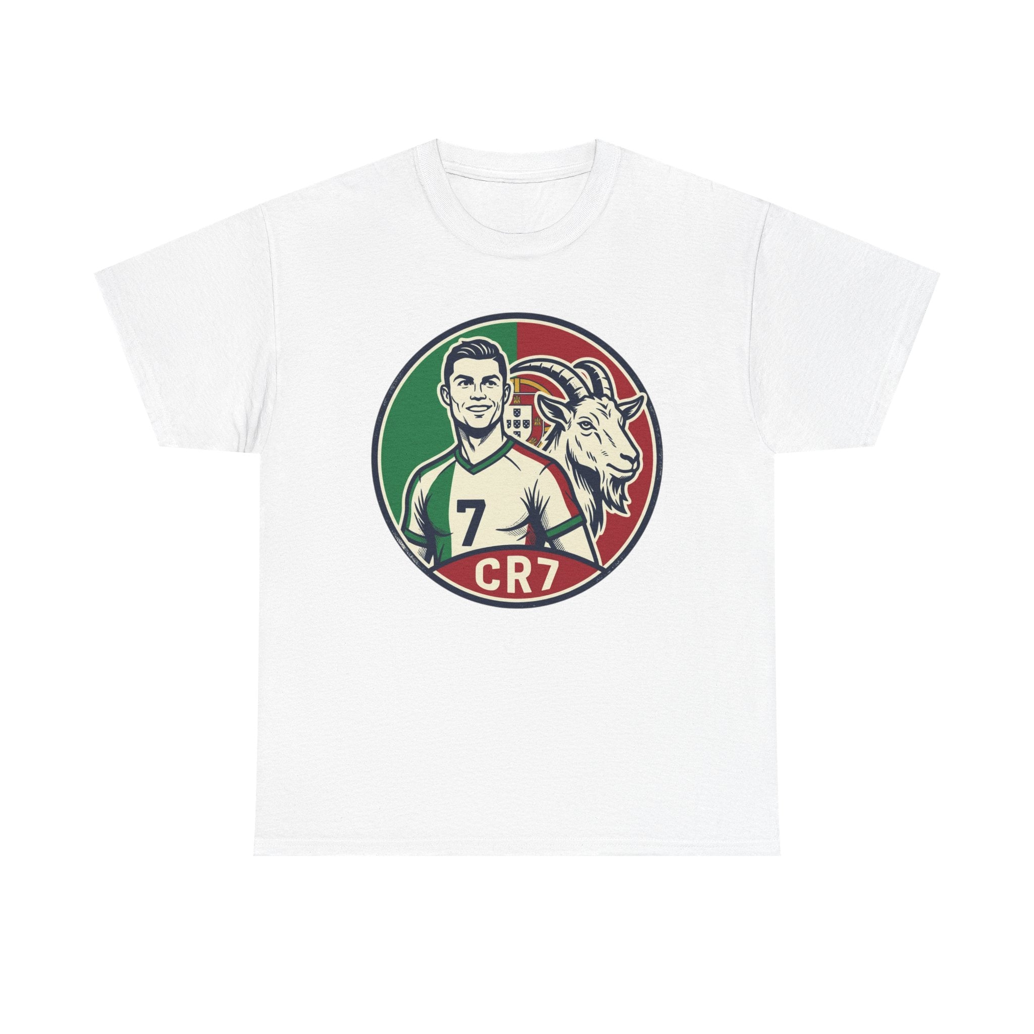 CR7 Portugal Soccer Tee — Cristiano Ronaldo Goat Graphic Jersey Shirt