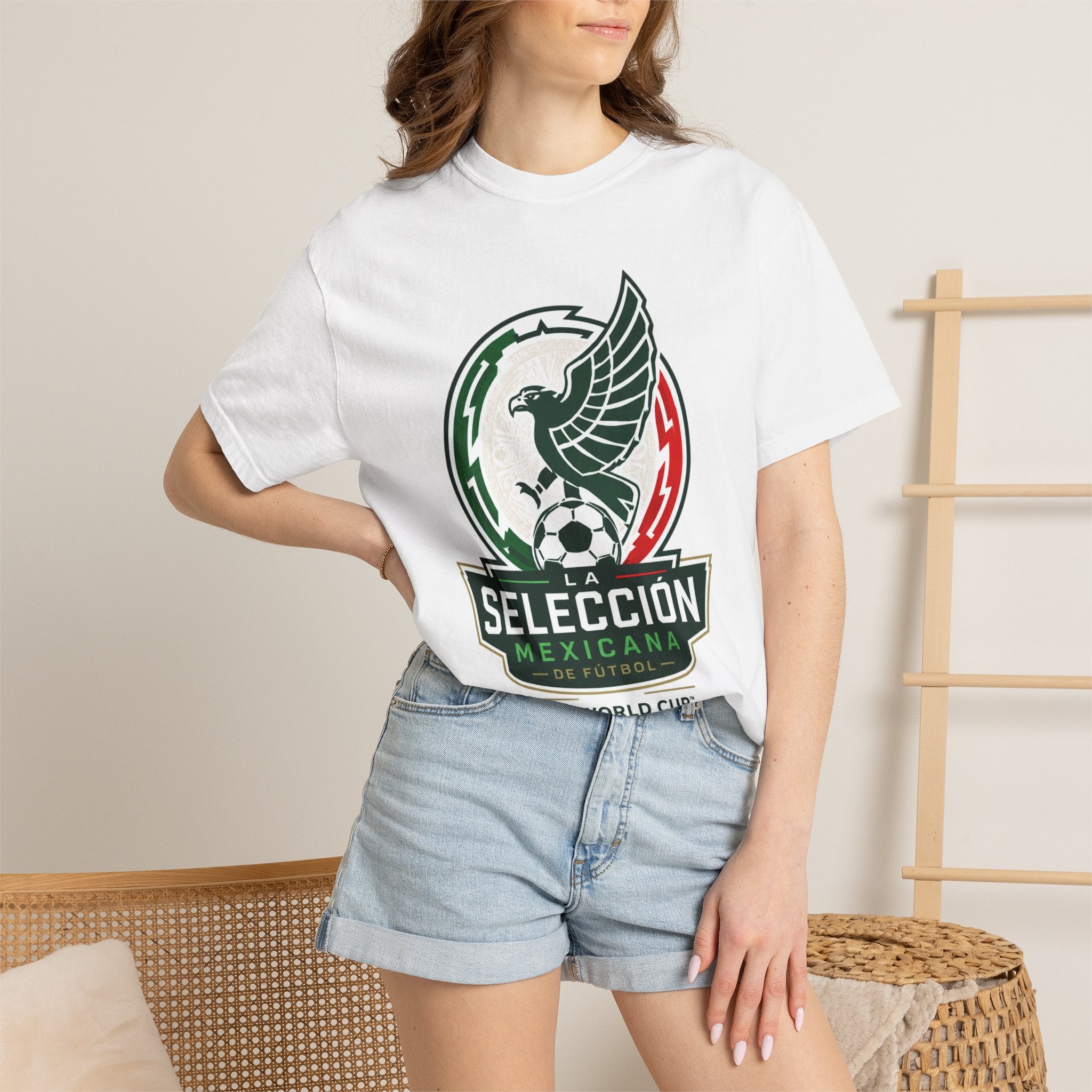 Unisex Mexico Soccer Garment-Dyed T-shirt