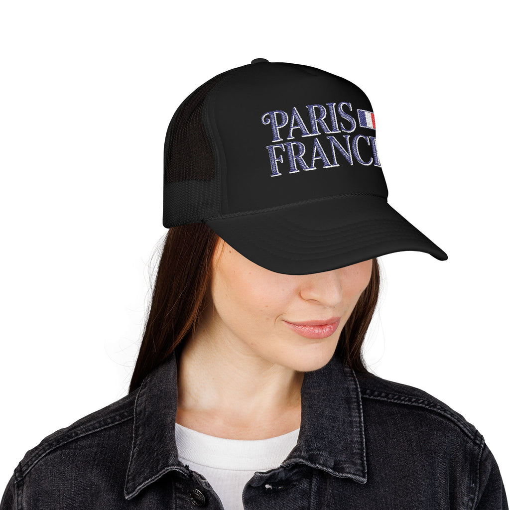 Paris France Foam Trucker Hat
