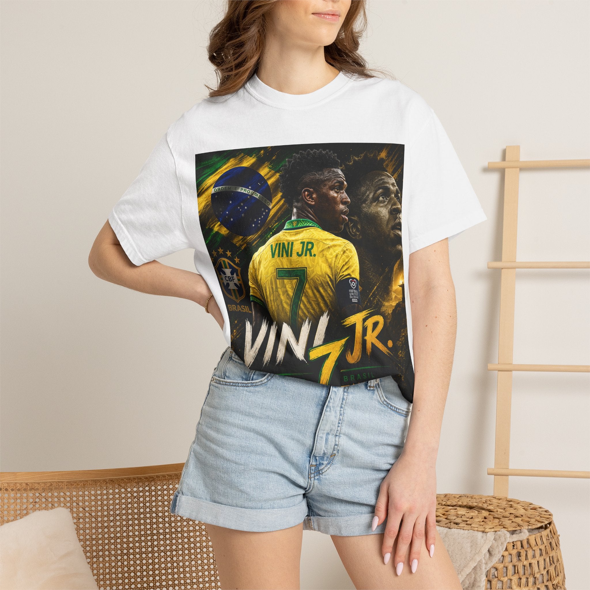 Unisex Vini Jr / Brazil Garment-Dyed T-shirt