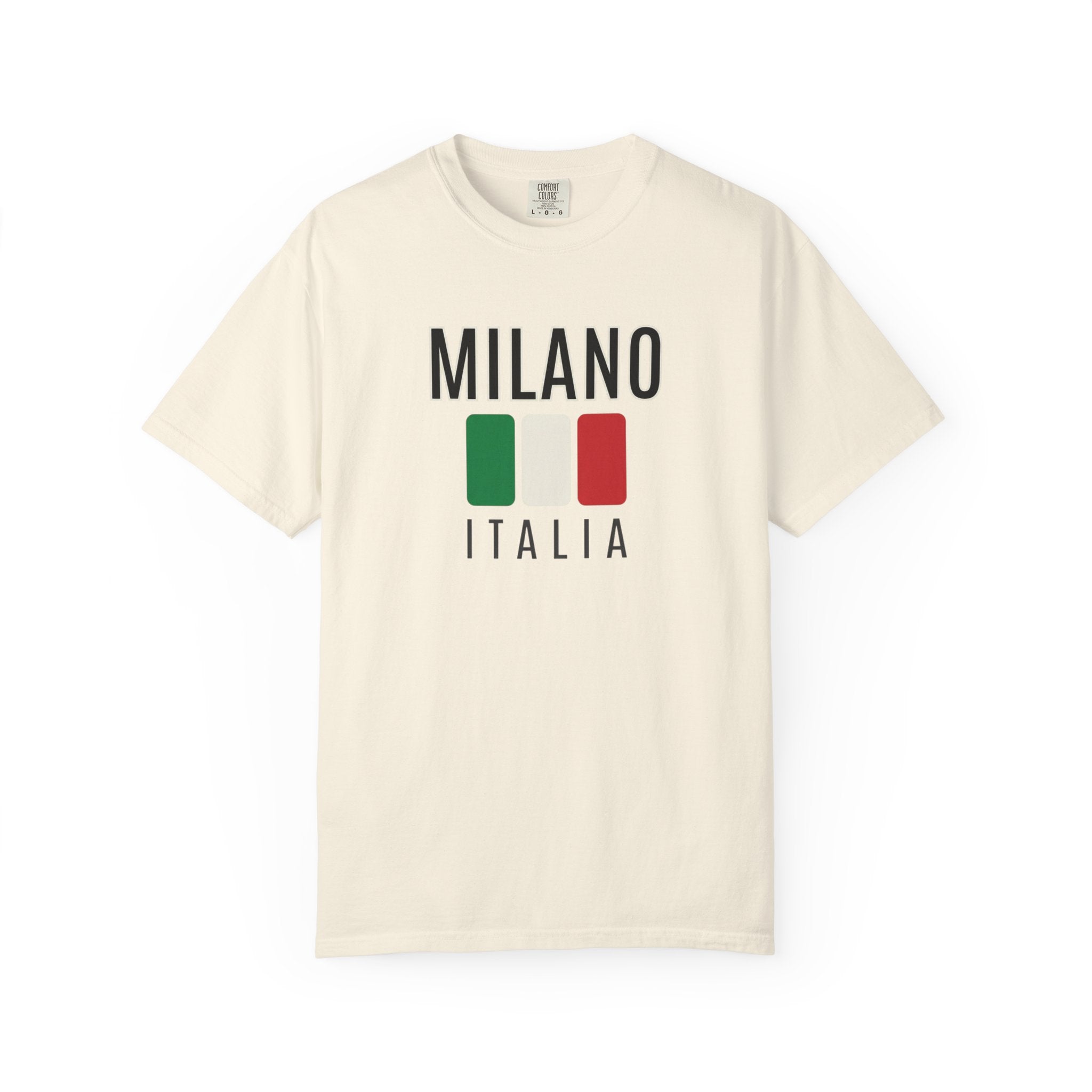 Milano Italia T-Shirt — Italian Flag Travel Tee