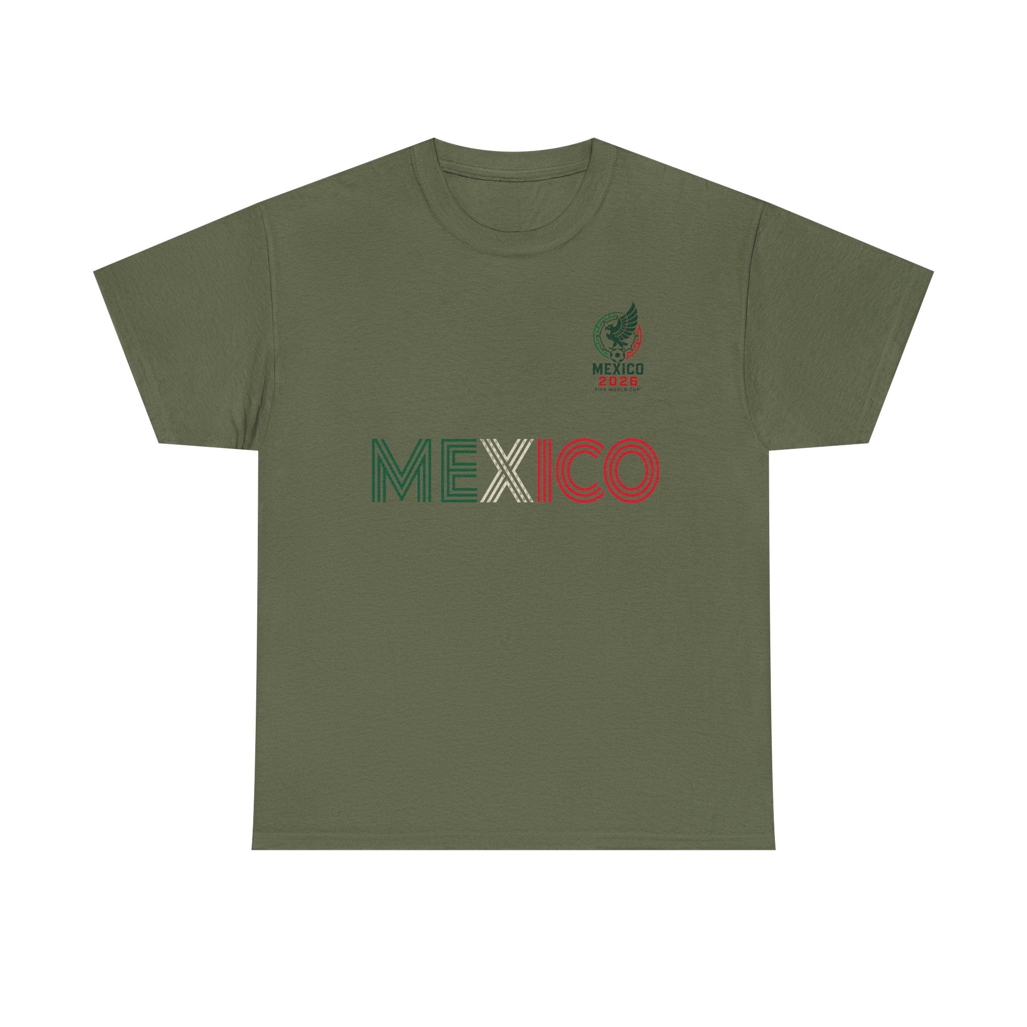Unisex Heavy Cotton Tee Mexico Y  Si Si