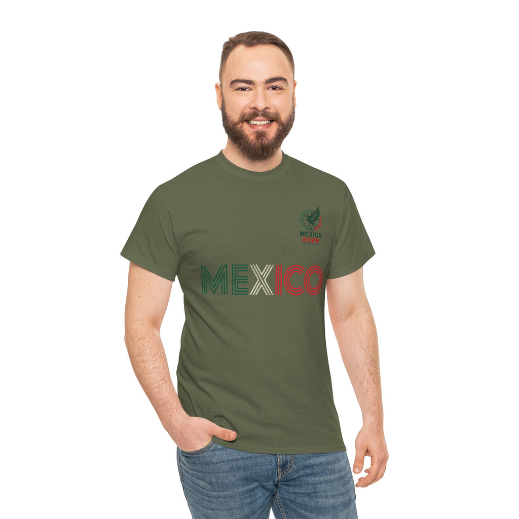 Unisex Heavy Cotton Tee Mexico Y  Si Si