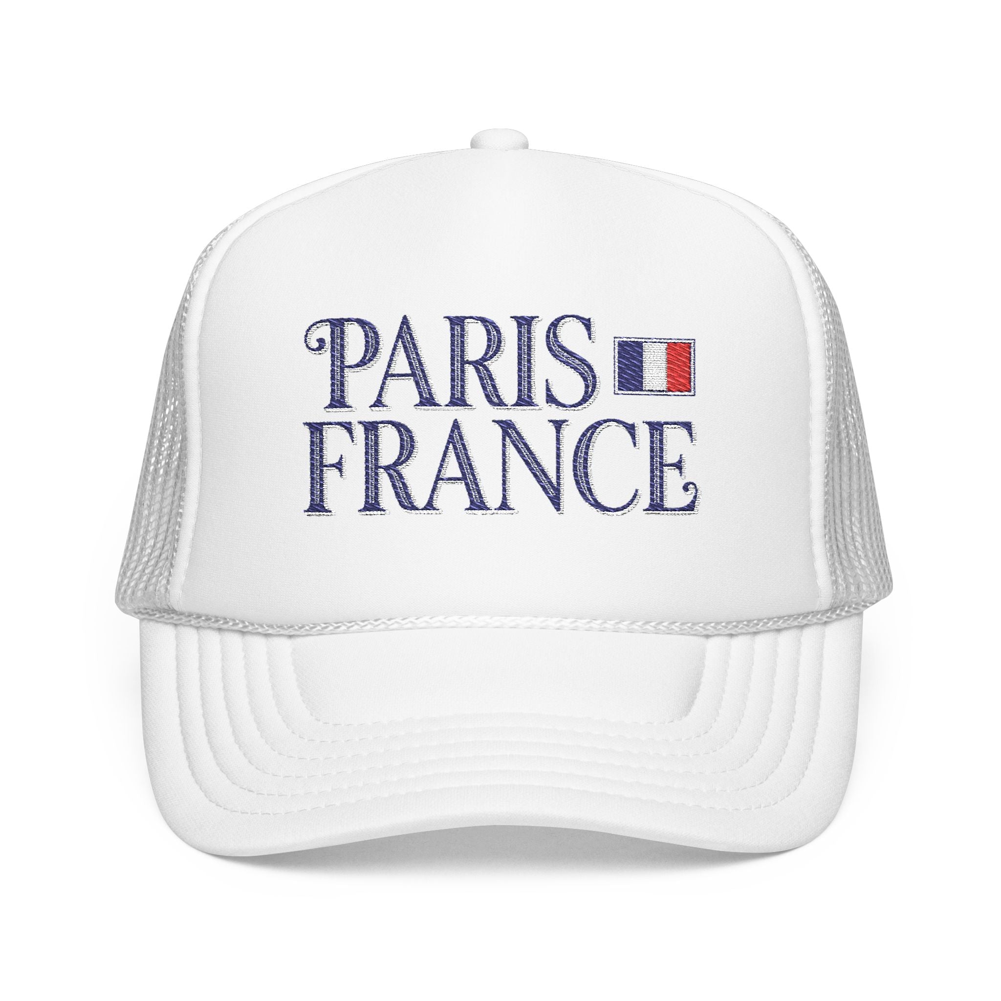 Paris France Foam Trucker Hat