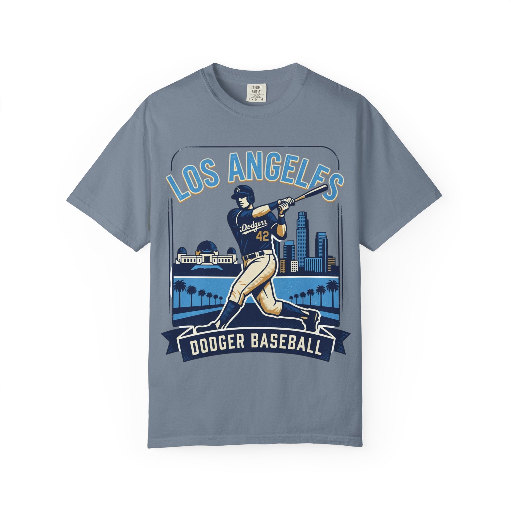 Los Angeles Dodger Baseball Player Graphic T-Shirt