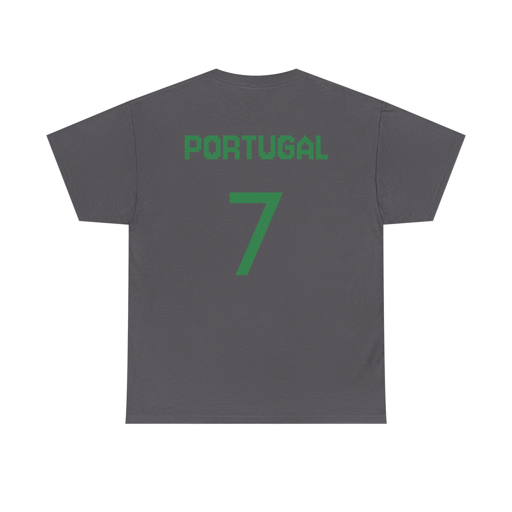 CR7 Portugal Soccer Tee — Cristiano Ronaldo Goat Graphic Jersey Shirt